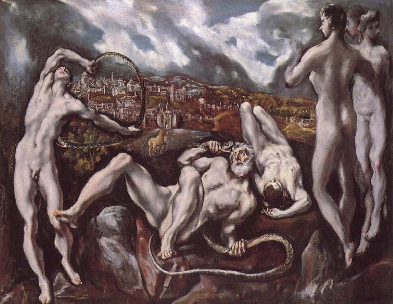 El Greco Laocoon oil painting image
